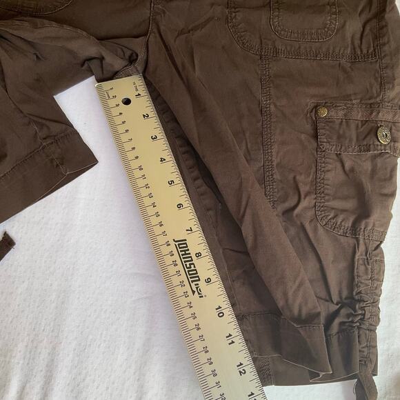 CB Mens Cargo Khaki Shorts size 10, Brown - Picture 4 of 9
